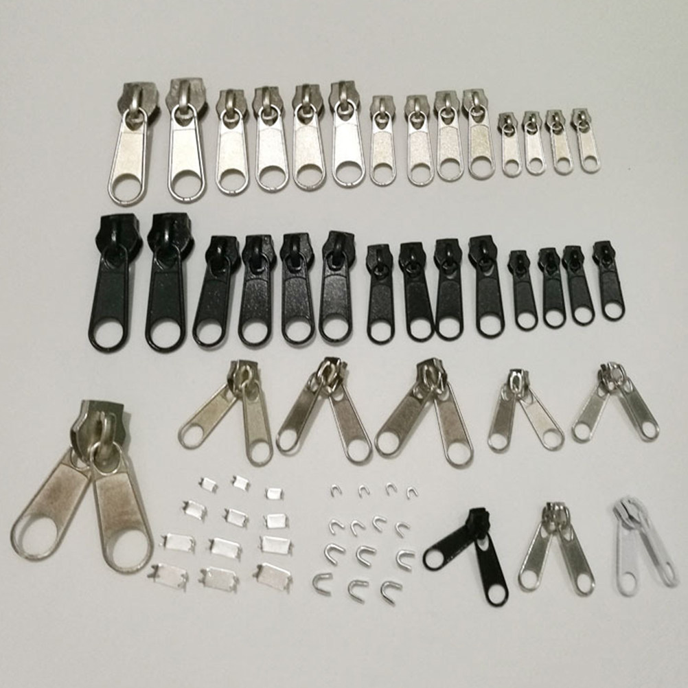 Home Textiles Premium - 84Pcs Zinc Alloy Head Zipper Sliders