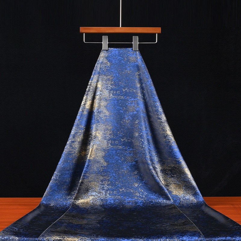 Retro Blue Gilded Gradient Tex - Home Textiles Usa recension och pris