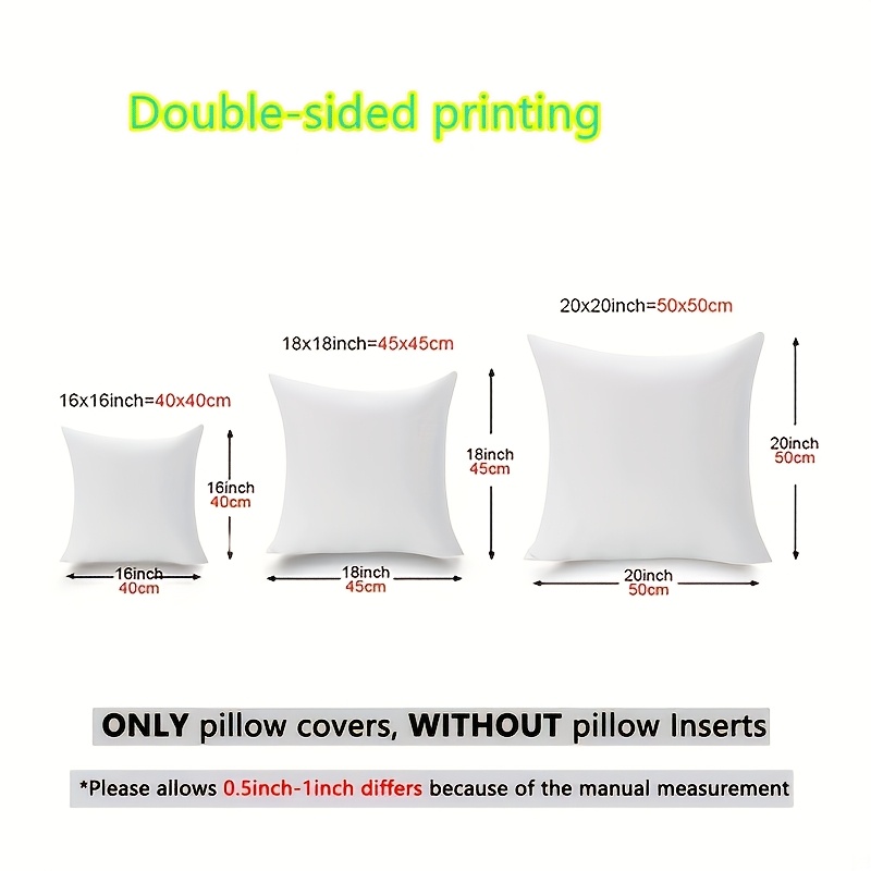2PCS Christmas Pillow Covers 1 - Pillow Insert 18X18 recension och pris